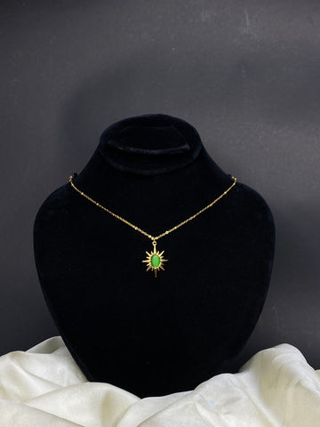 Green Stone Pendant